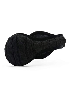 Women's Knit Behind-the-Head Fashion Ear Warmer | Premium Winter Earmuffs for Ladies