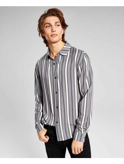 And Now This Men's Striped Long-Sleeve Shirt