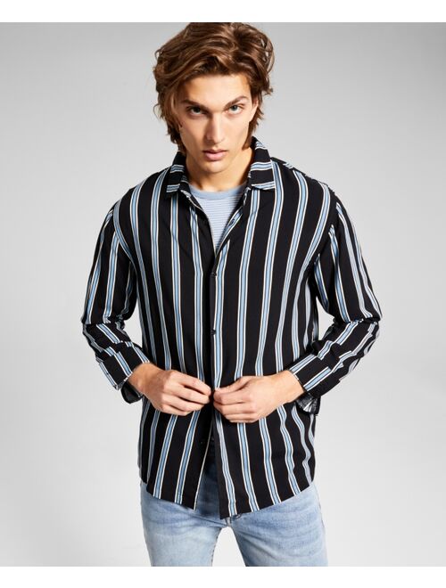 And Now This Men's Striped Long-Sleeve Shirt