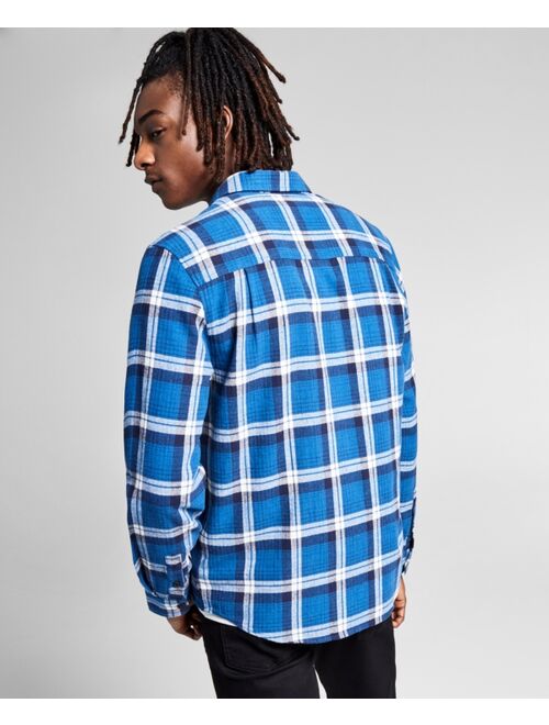 And Now This Men's Regular-Fit Plaid Flannel Shirt