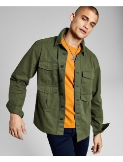 Men's Cotton Twill Four-Pocket Shirt