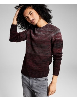 Men's Color Block Crewneck Sweater