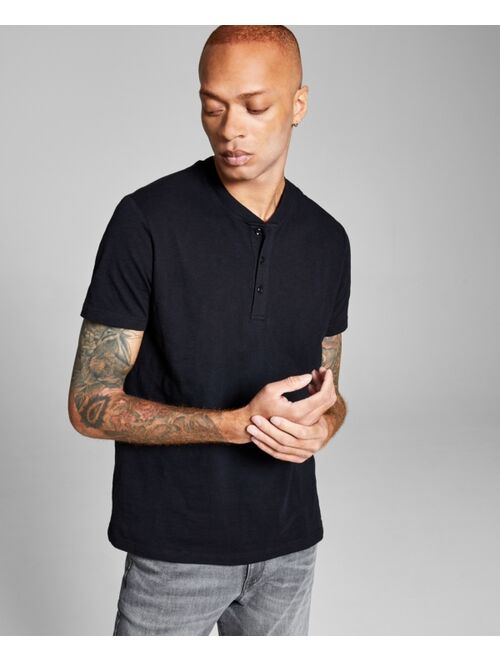 And Now This Men's Short-Sleeve Henley