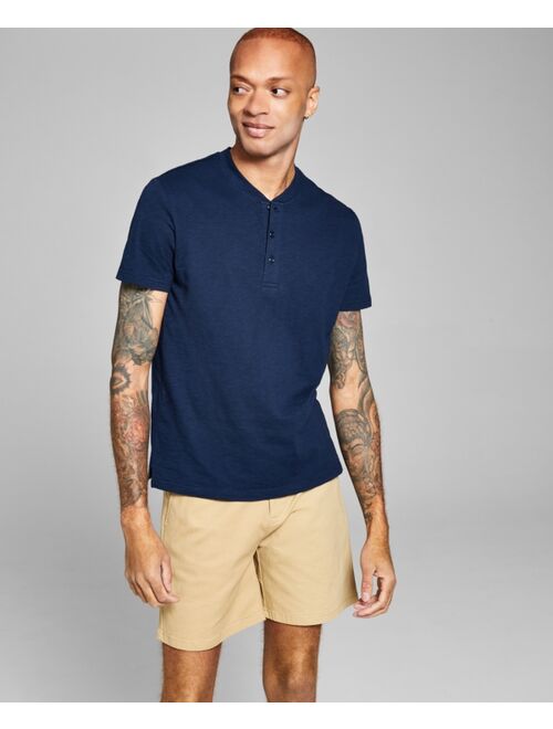 And Now This Men's Short-Sleeve Henley