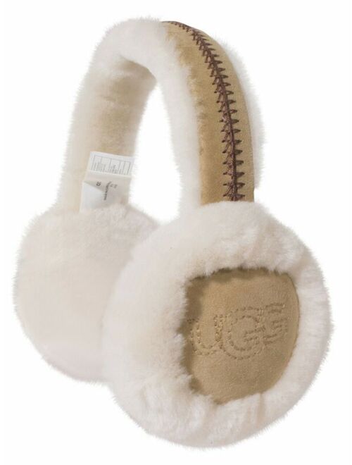 Ugg Women's Sheepskin Embroidery Earmuff (One Size Fits Most)