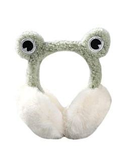 PURFANREE Kids Winter Earmuffs Plush Warm Cute Fox Ear Warmers Earflap Cute Cartoon Earmuff for Boys Girls Baby Toddlers