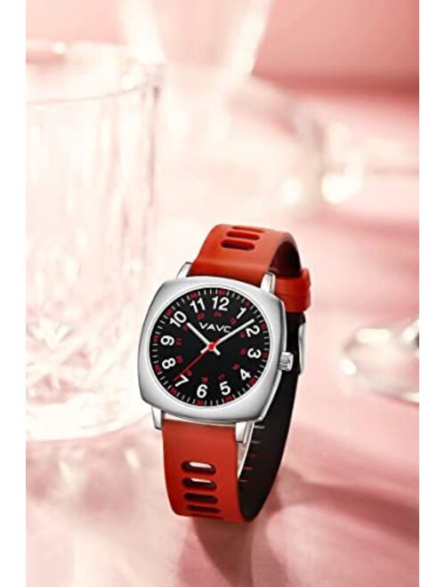 VAVC Nurse Watch for Medical Students,Doctors,Women with Second Hand and 24 Hour. Easy to Read Watch