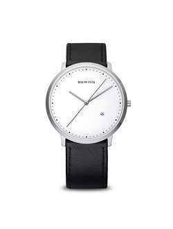 BERING Mens Analogue Quartz Watch with Stainless Steel Strap 11938-003