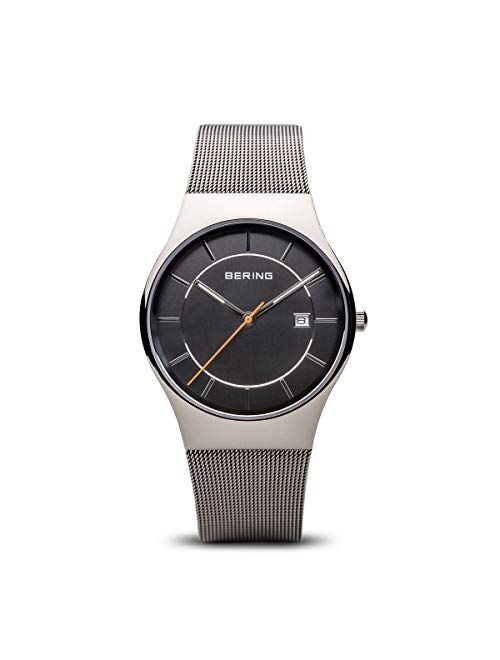 BERING Mens Analogue Quartz Watch with Stainless Steel Strap 11938-003