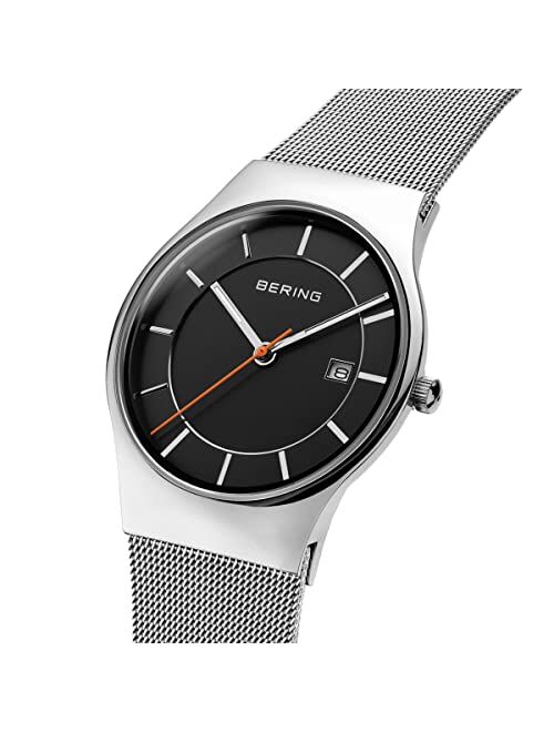 BERING Mens Analogue Quartz Watch with Stainless Steel Strap 11938-003