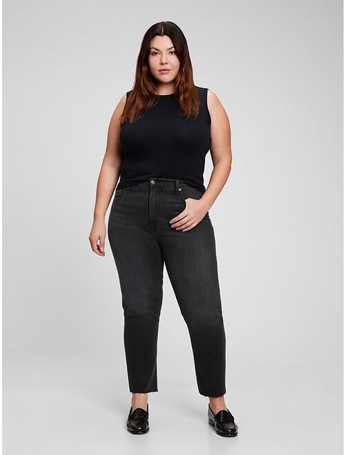 GAP Sky High Rise Cheeky Straight Jeans with Washwell