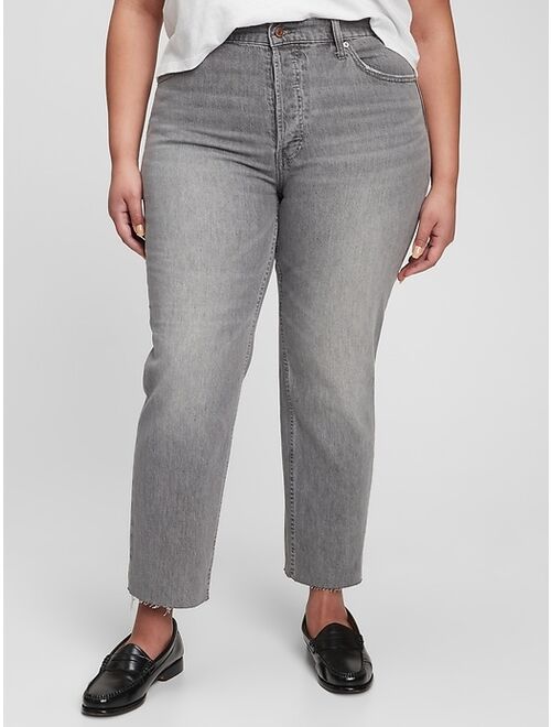 GAP High Rise Cheeky Straight Jeans with Washwell