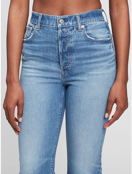 GAP High Rise Cheeky Straight Jeans with Washwell