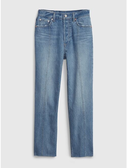 GAP High Rise Cheeky Straight Jeans with Washwell