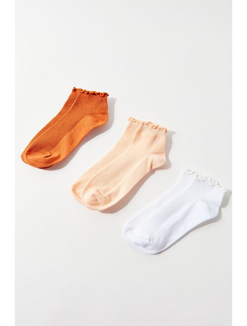 Urban outfitters Ruffle Ankle Sock 3-Pack