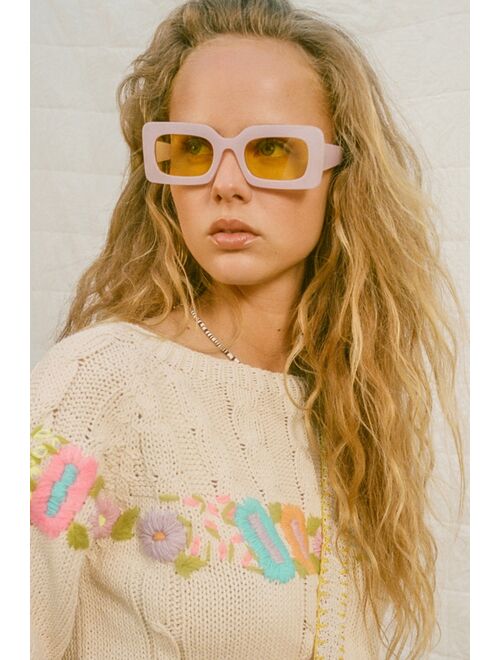 Urban outfitters Margot Chunky Rectangle Sunglasses