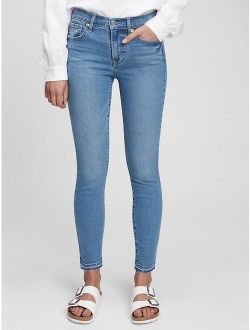 Mid Rise True Skinny Jeans with Washwell