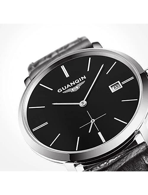 GUANQIN Men's Watches Seagull Movement Tianjin T17R 2019 Business Automatic Date 30M Waterproof Top Brand Ultrathin montre Homme