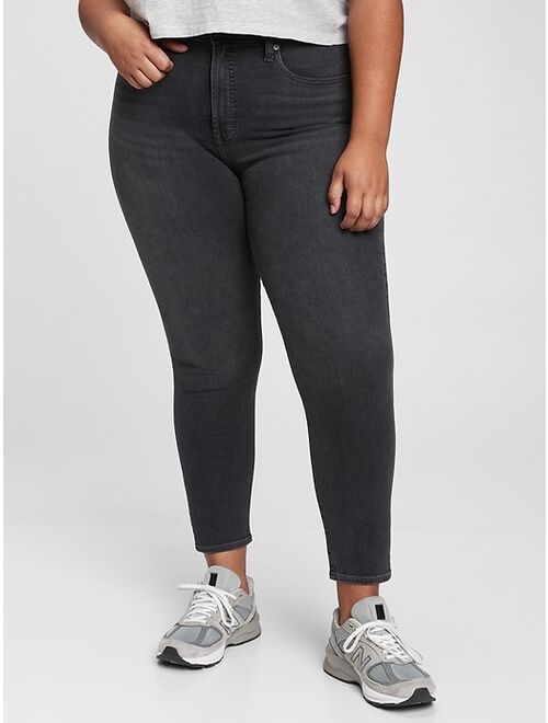 GAP Sky High Rise True Skinny Jeans with Washwell