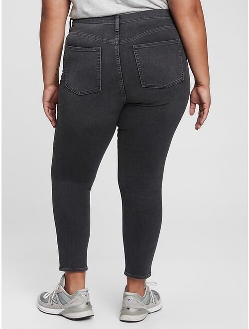 GAP Sky High Rise True Skinny Jeans with Washwell