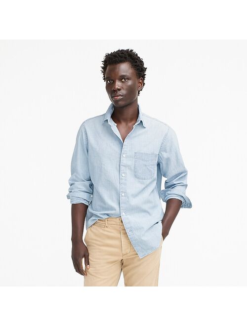 J.Crew Organic cotton chambray shirt