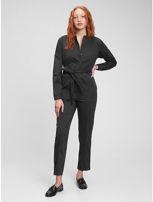 GAP Utility Long Sleeve Jumpsuit For Women