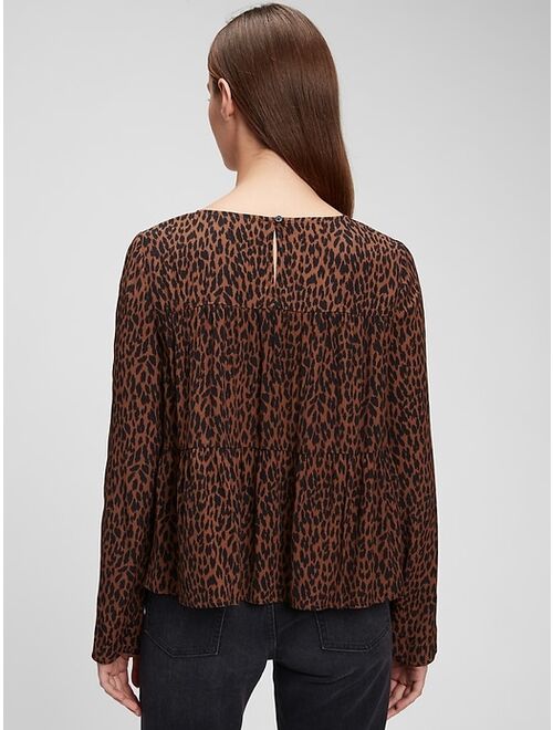 GAP Print Tiered Top