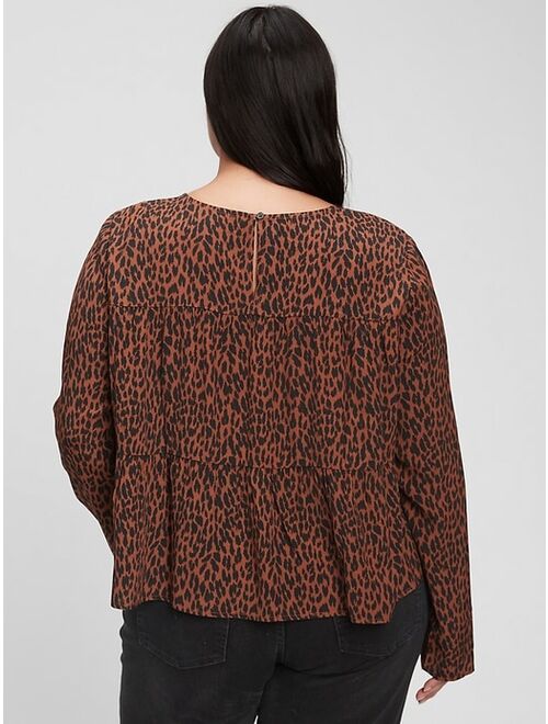 GAP Print Tiered Top