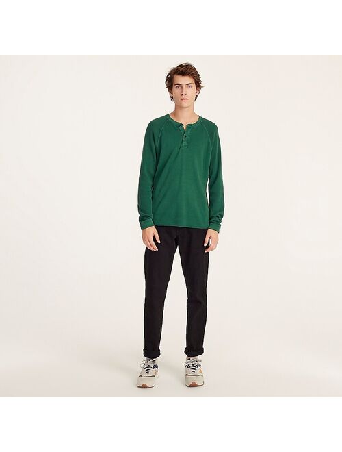 J.Crew Tall Mixed waffle henley