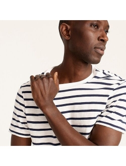 Slub cotton striped T-shirt