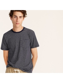 Slub cotton striped T-shirt