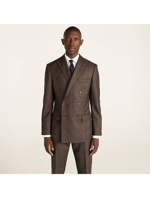 J.Crew Ludlow Slim-fit double-breasted suit jacket in Italian wool