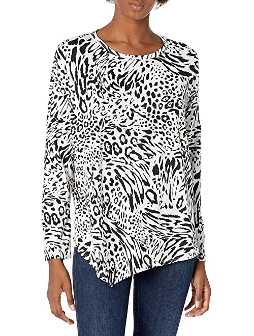 Karen Kane Long Sleeve Asymmetric Top