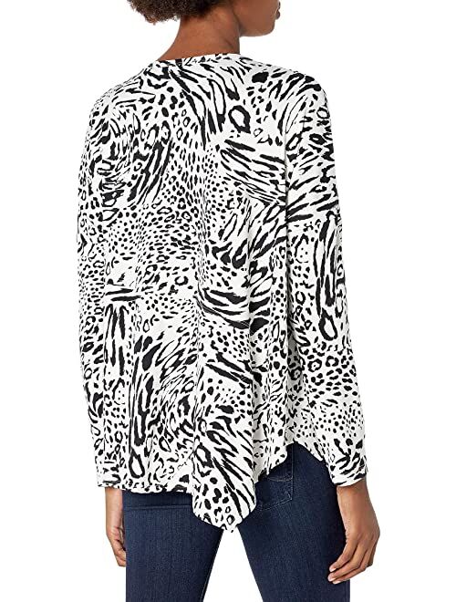 Karen Kane Long Sleeve Asymmetric Top