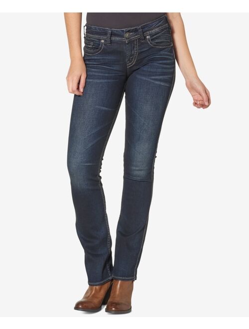 Silver Jeans Co. Suki Mid Rise Curvy Slim Bootcut Jeans