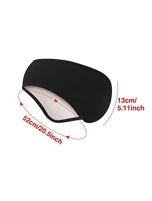 Kakalote Winter Fleece Ear Warmers Muffs Headband,Ear Cover Running Earmuffs for Running & Cycling