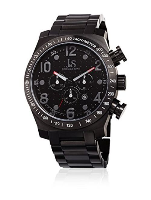 Joshua & Sons Joshua and Sons Chronograph Quartz Black Dial Men's Watch JX127GY