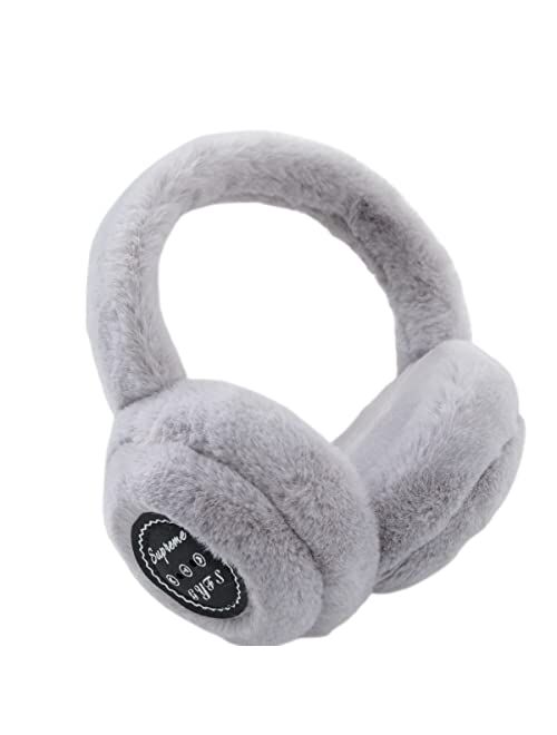 Onebary Ear Muffs Women,winter Ear Warmers for Women,Fluffy Fleece Ear Warmer Ear Covers Winter Bluetooth Earmuffs