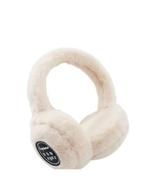 Onebary Ear Muffs Women,winter Ear Warmers for Women,Fluffy Fleece Ear Warmer Ear Covers Winter Bluetooth Earmuffs