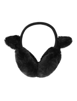 Warm Faux Furry Earmuffs Winter Cute Cat Kitten Ear Cover Outdoor Ear Warmer For Girls Women