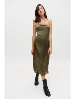 UO Rachel Asymmetrical Midi Dress