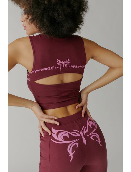 Urban outfitters UO Tattoo Drea Cropped Top