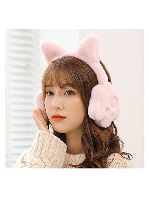 TYYLCZF Ear Muffs for Women-Winter Earmuffs, Female Warm Earmuffs, Ear Bags, Ear Protection Earmuffs, Cold Weather Cute Cat Claws, Korean Ear Caps Fashion All-Match Outdo