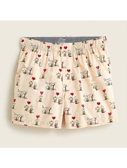 Peanuts X J.Crew E-Waist Printed Boxers