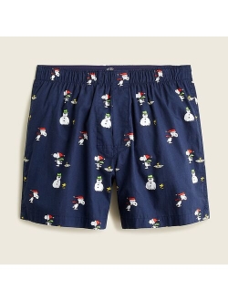 Peanuts X J.Crew E-Waist Printed Boxers