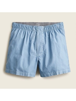 Broken-in organic cotton oxford boxers