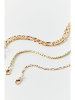 Enamel Chain Bracelet Set