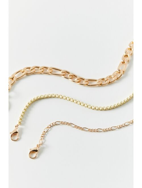 Urban outfitters Enamel Chain Bracelet Set