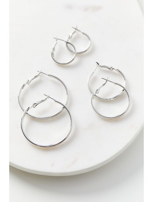 Urban outfitters Thin Hoop Earring Set