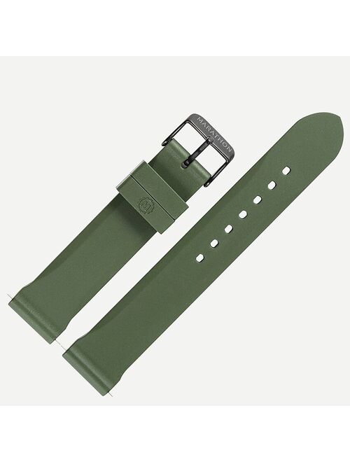 J.Crew Marathon Watch Company™ 20mm Two-piece Rubber Dive Watch Strap